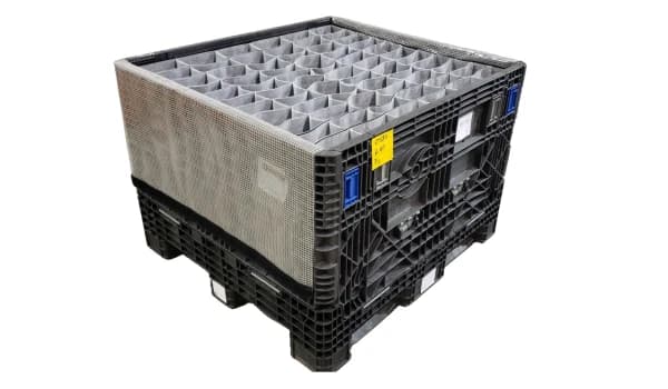 Returnable shipping containers
